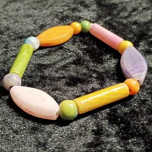 Vintage Dyed Onyx Beaded Bracelet Design 8